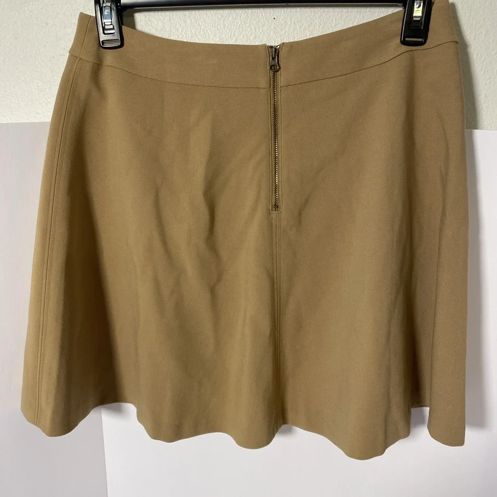 Ann Taylor LOFT Women's‎ A Line Flare, Lined, Tan Skirt, Size 8 C1